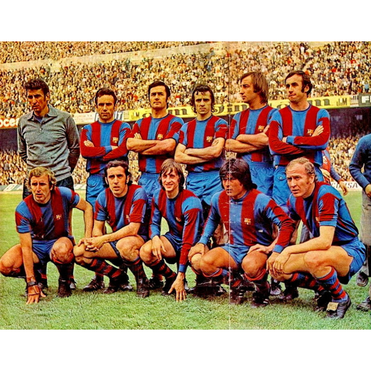 Retro shirt Johan Cruyff, FC Barcelona liga champions 1970's