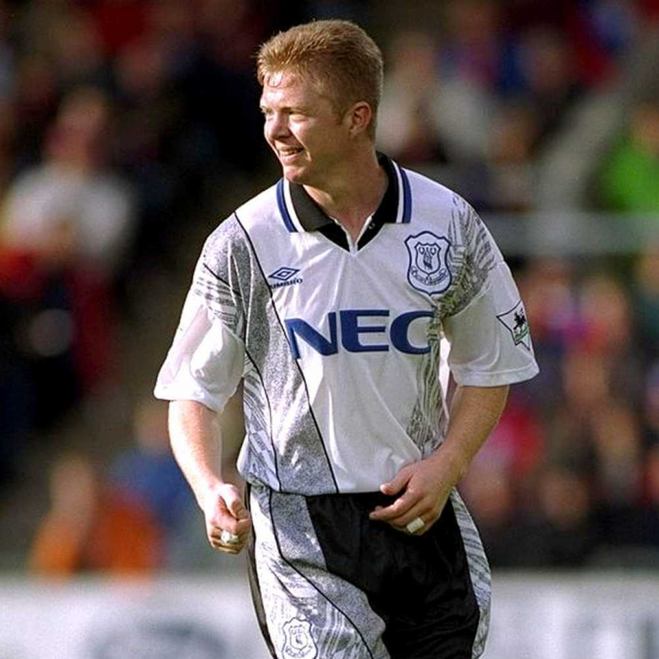 Everton 1995 discount shirt