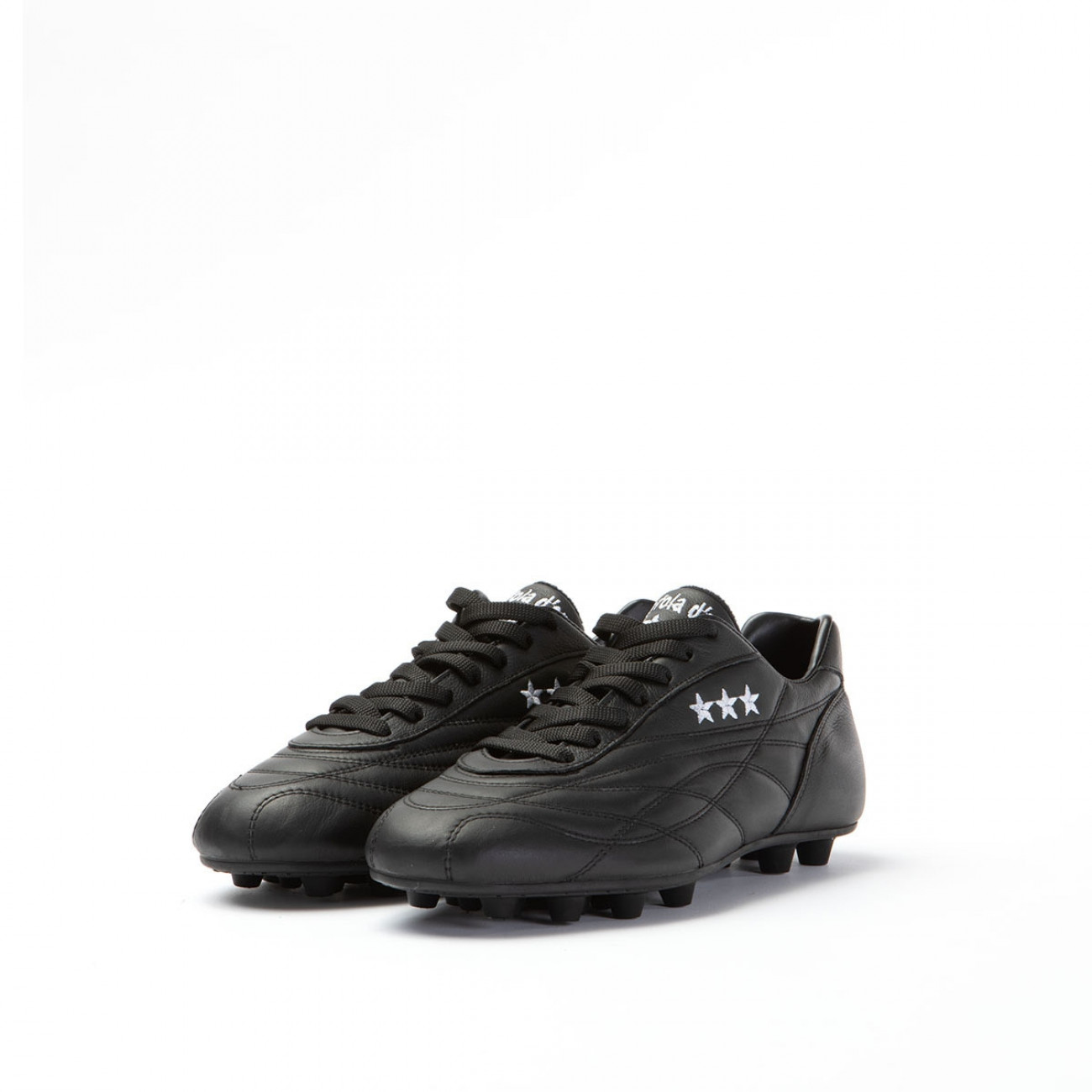 Pantofola d Oro New Star Retro Football Boots Black Retrofootball