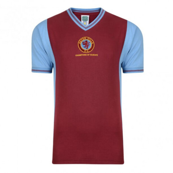 Aston Villa 1982 Champions of Europe vintage football shirt