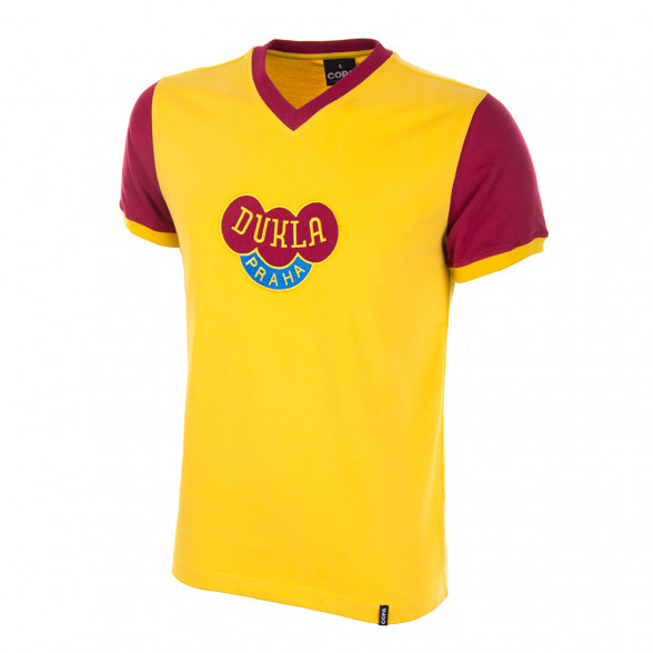 Dukla Prague yellow Retro Shirt