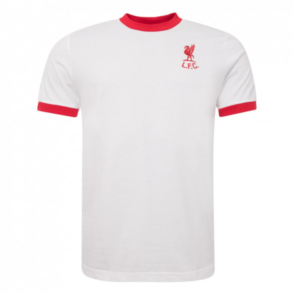 Liverpool FC Retro Mens 1986 Away Shirt - White