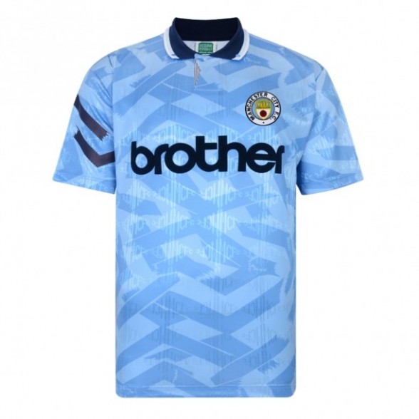 Manchester City 1992 vintage football shirt