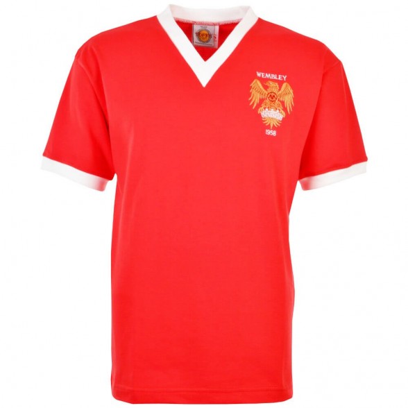 Manchester United 1958 FA Cup Final vintage football shirt