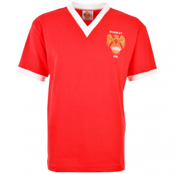 Manchester United 1958 FA Cup Final vintage football shirt