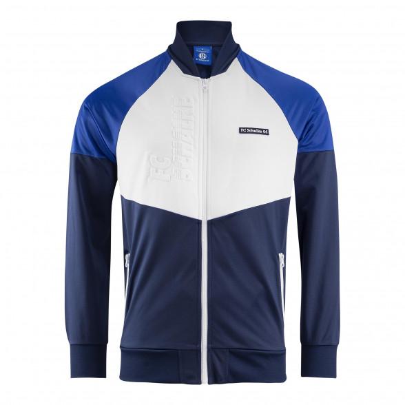 Schalke 04 retro Jacket Blue/White