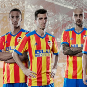 Valencia Senyera kid shirt 2017-2018