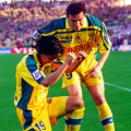Marama Vahirua wearing FC Nantes 2000-01 shirt