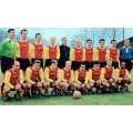 Photo d'époque de l'équipe RC Lens des années 50. 