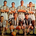 Juventus Team wearing Juventus 1960-61 shirt