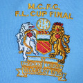 Manchester City crest Cup Final 1975
