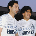 Team wearing Tottenham Hotspur 1986 shirt