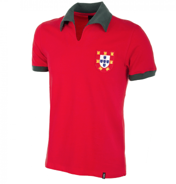 Camiseta retro Portugal 1972 Camiseta futbol retro Portugal 1972
