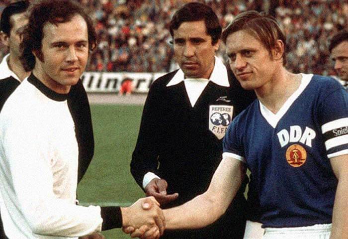 Bernd Bransch and Beckenbauer World Cup 1974