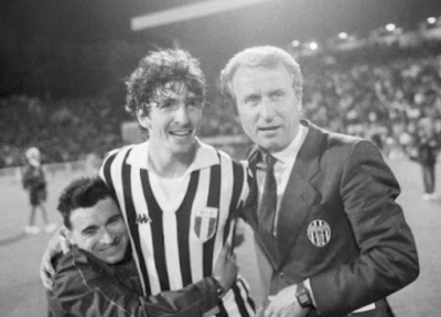 PAOLO ROSSI AND TRAPATTONI JUVENTUS IN THE 80S