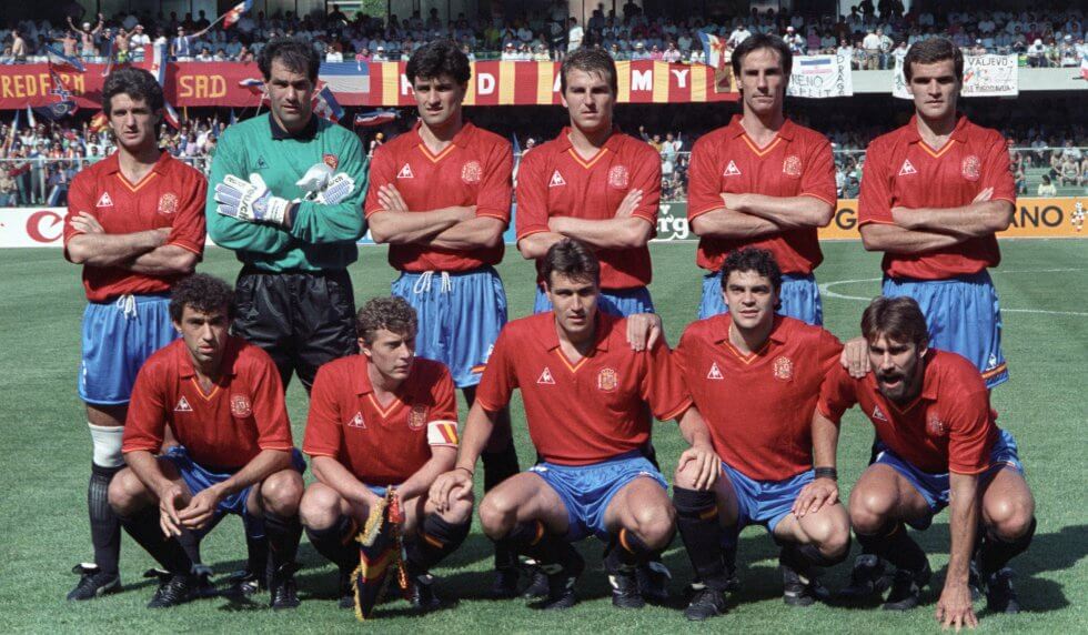 Spain vintage football shirt