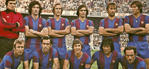 FC Barcelona in the 70's with Cruyff