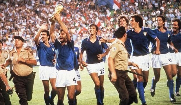 Italy wins the 1982 World Cup in Spain