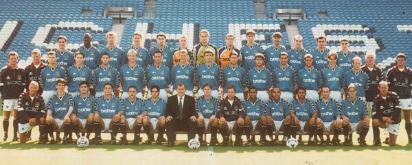 Manchester City 1998-1999 team