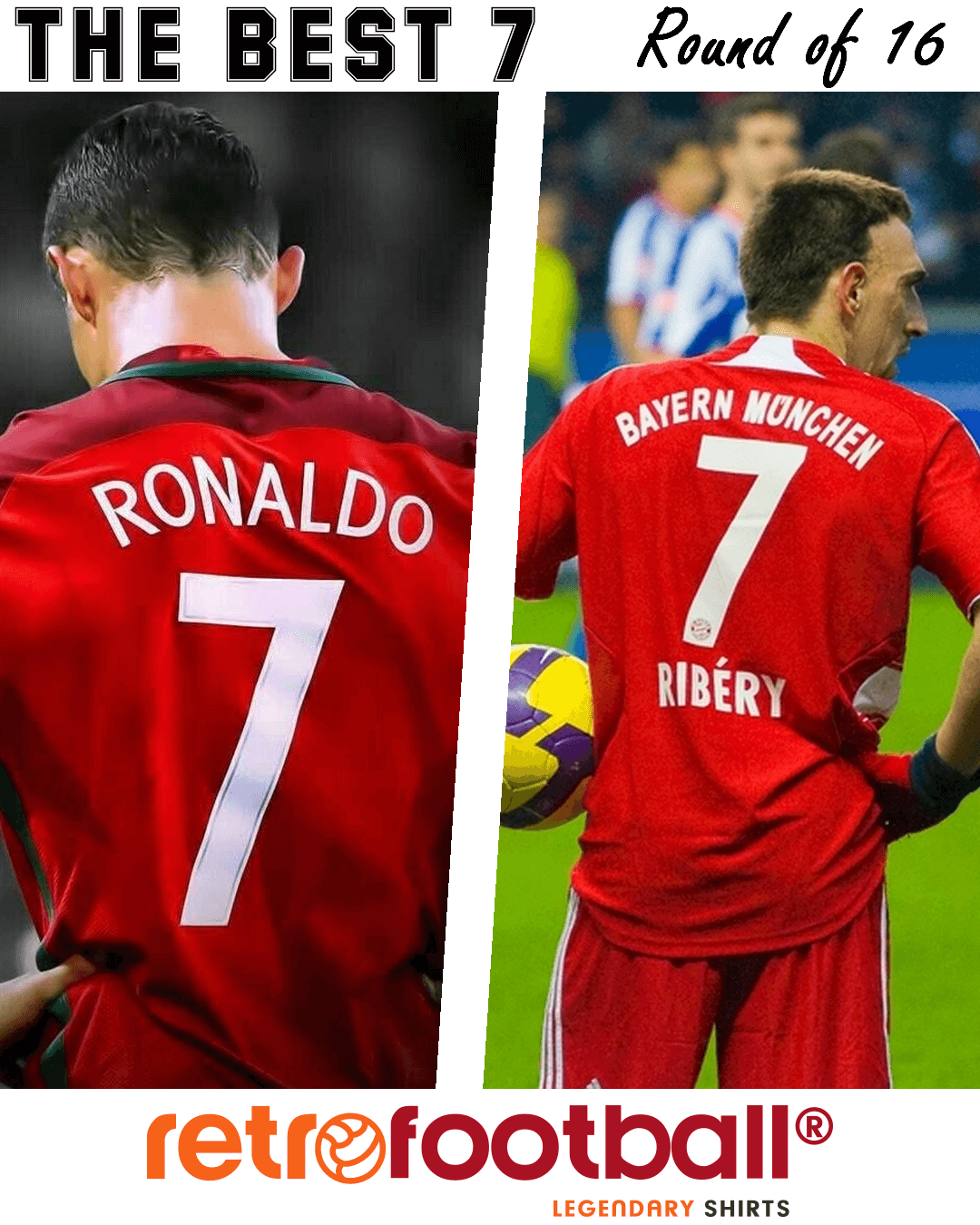 Cristiano Ronaldo Ribery The best 7 Retrofootball