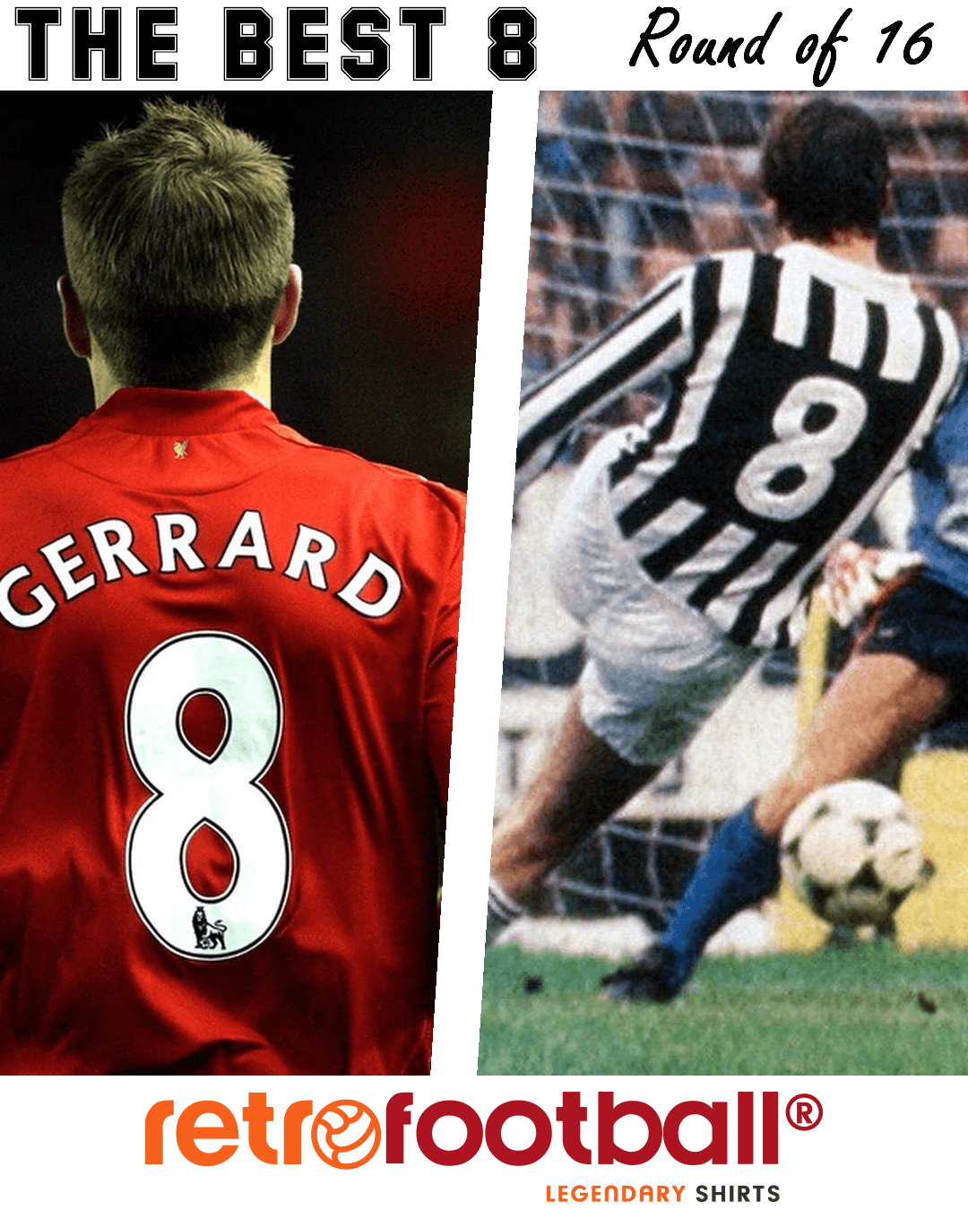 Mejor numero 8 - Gerrard-Tardelli